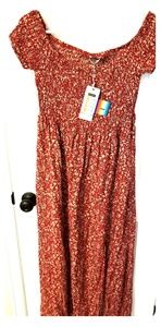 Off shoulder maxi